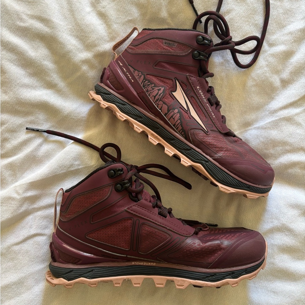 Women’s Altra Lone Peak 4 mid hiking boots trail running shoes